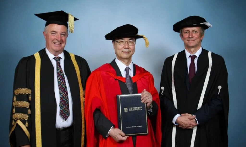 Ed Smith CBE, Professor Shimon Sakaguchi and Professor David Adams