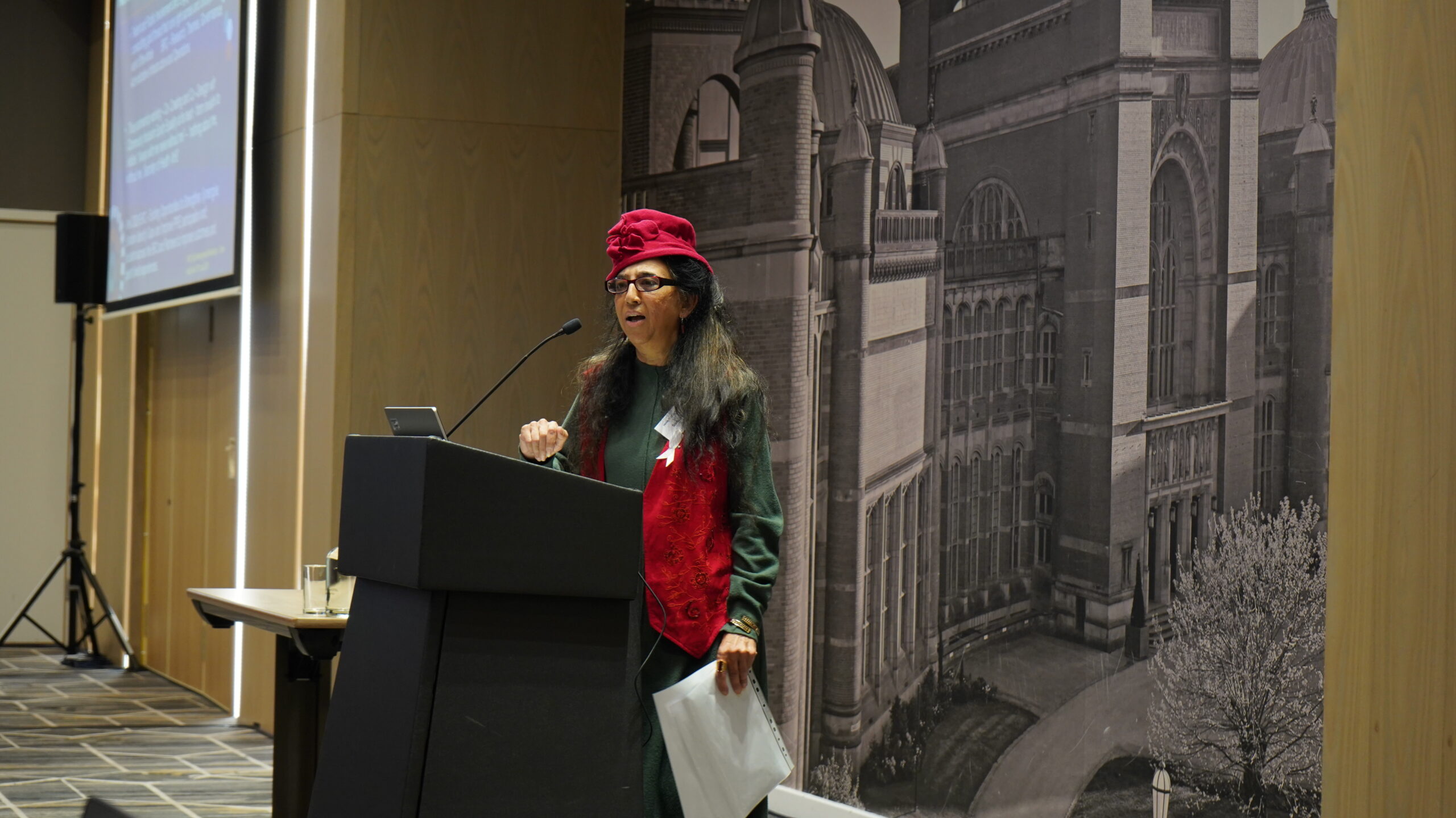 Sobia Shaw on stage