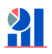 Data diagnostics and decision tools icon